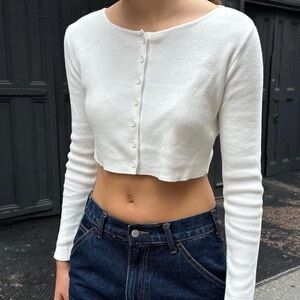 Brandy Melville White Cardigan
